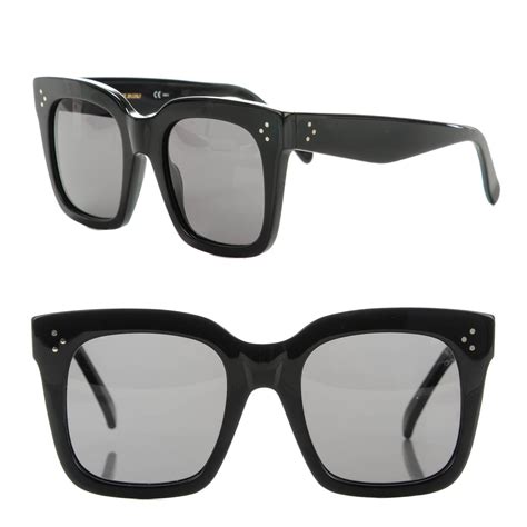 celine cl 41076 s|CELINE Tilda Sunglasses CL 41076/S Black .